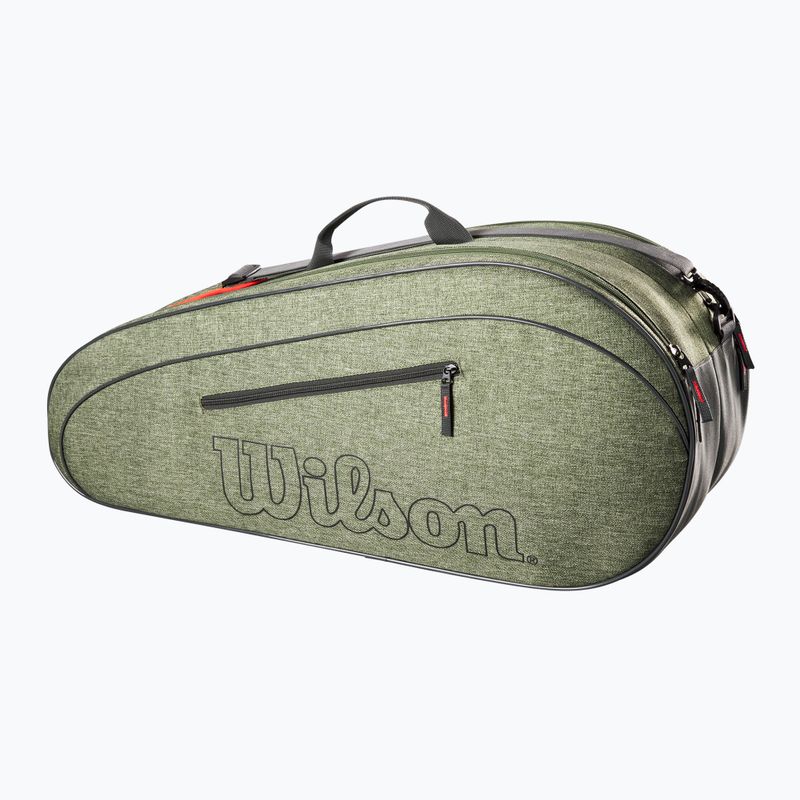 Сумка тенісна Wilson Team 6Pk heather green