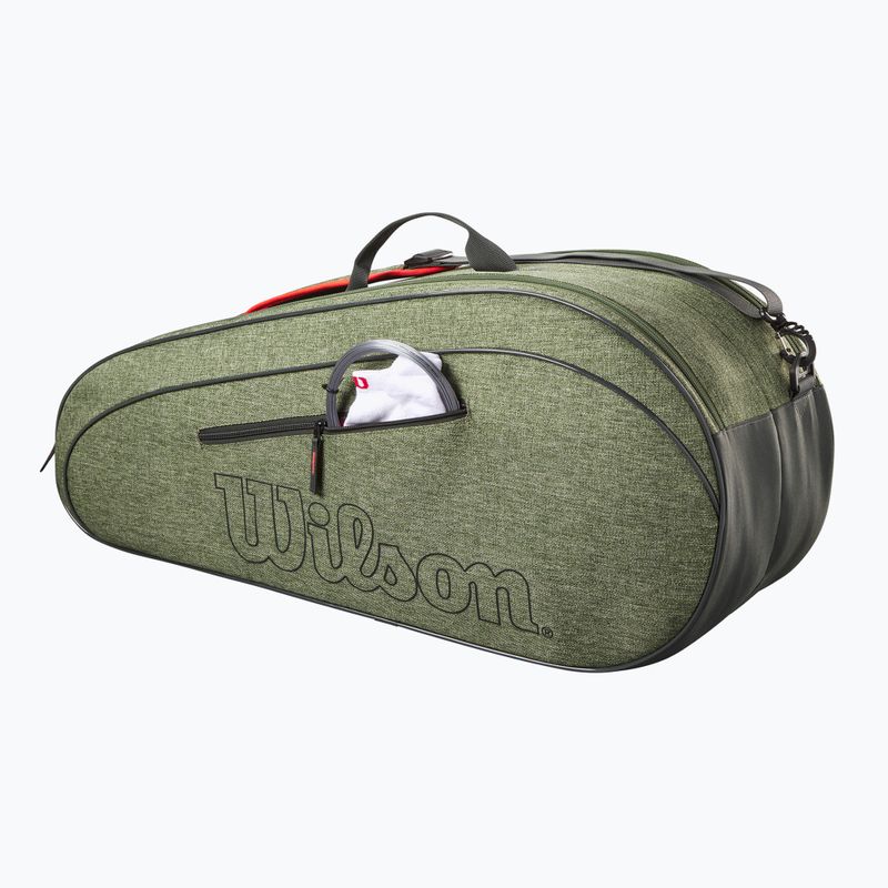 Сумка тенісна Wilson Team 6Pk heather green 3