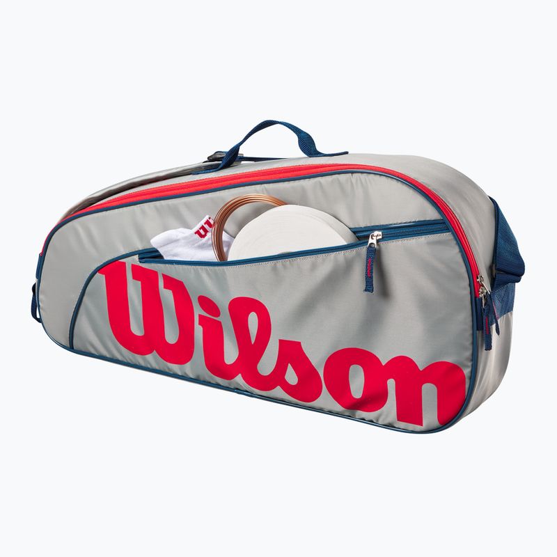 Сумка тенісна дитяча Wilson Junior 3 Pack сіра WR8023901001 5