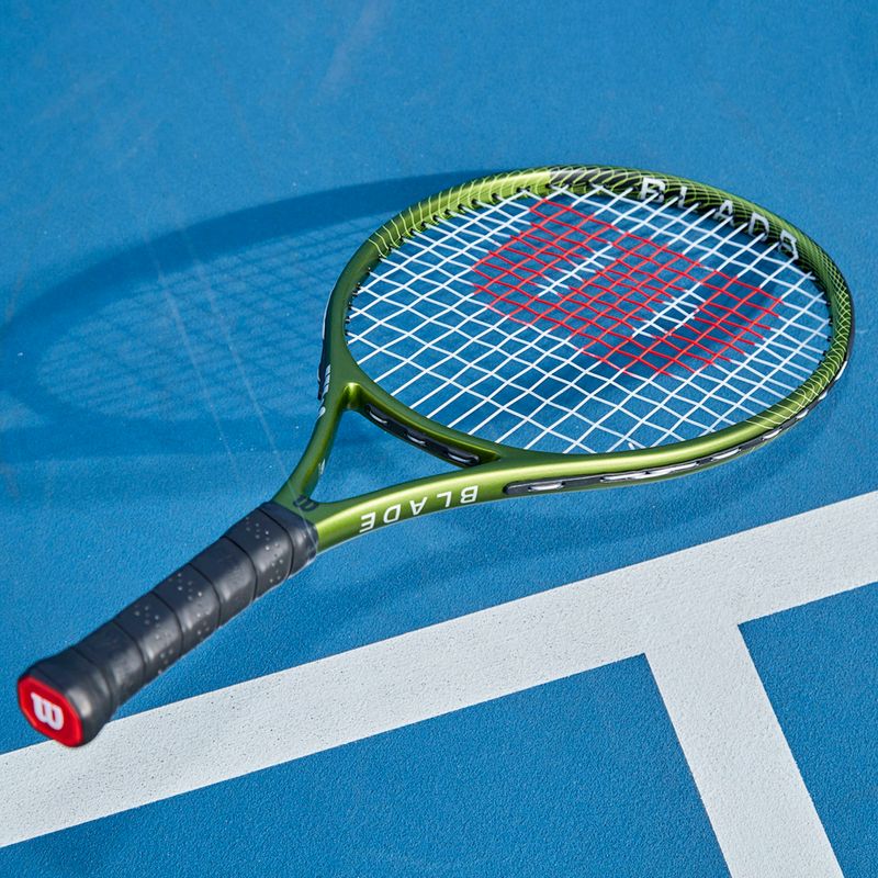 Ракетка тенісна дитяча Wilson Blade Feel Comp 26 зелена WR125210U 10