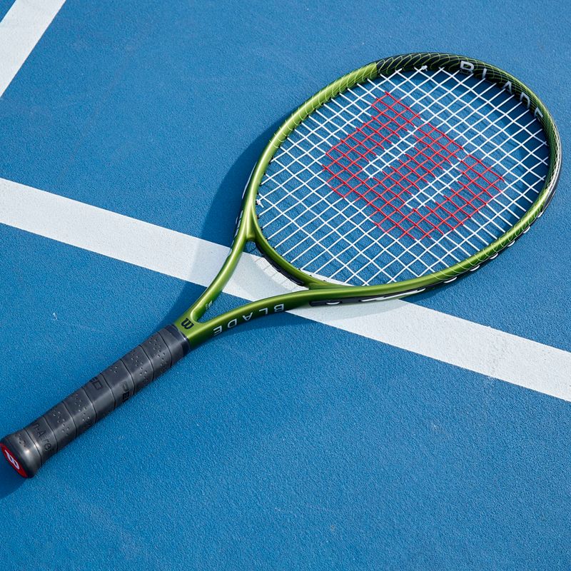 Ракетка тенісна дитяча Wilson Blade Feel Comp 25 зелена WR125310U 7