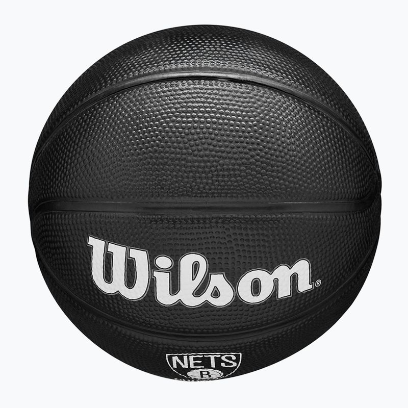 Баскетбольний м'яч Wilson NBA Team Tribute Mini Brooklyn Nets WZ4017604XB3 Розмір 3 5