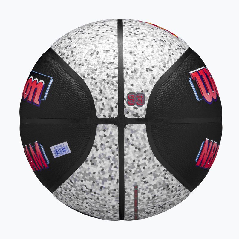 М'яч баскетбольний Wilson NBA Jam Indoor Outdoor black/grey розмір 7 6