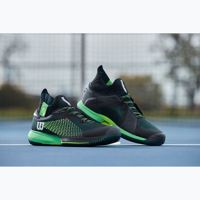 Кросівкі тенісні чоловічі Wilson Kaos Rapide STF black/green 7