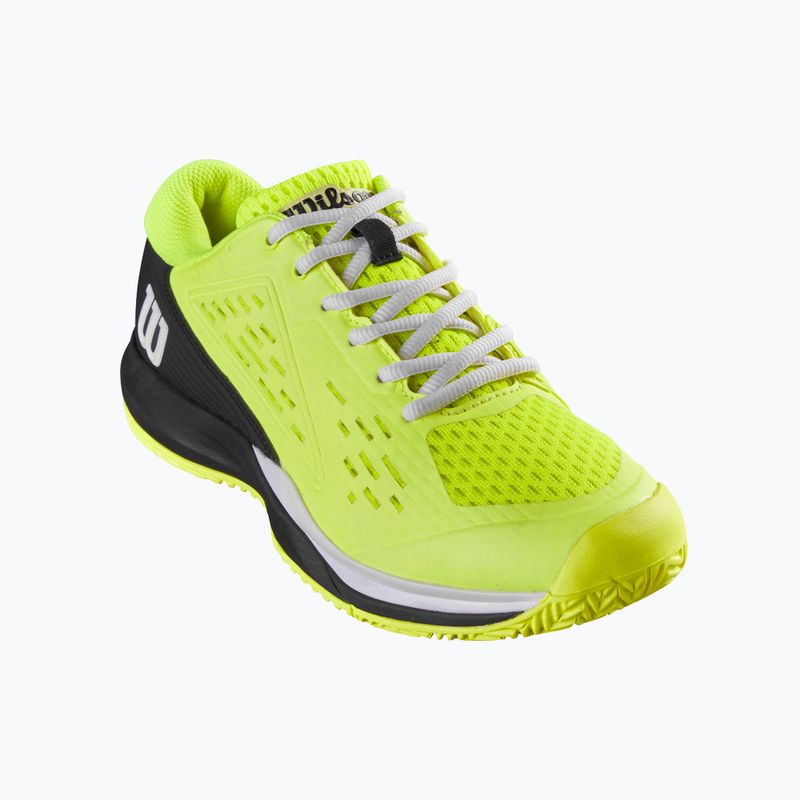 Кросівки для тенісу дитячі Wilson Rush Pro Ace Safety чорно-жовті WRS331140 12