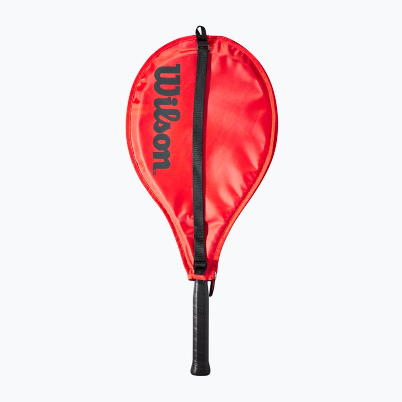 Ракетка тенісна дитяча Wilson Pro Staff Precision 25 червоно-чорна WR117910H 7