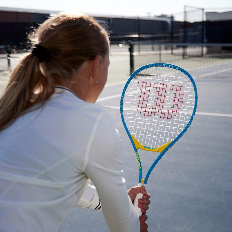 Ракетка тенісна дитяча Wilson Ultra Power 21 блакитна WR118910H 17