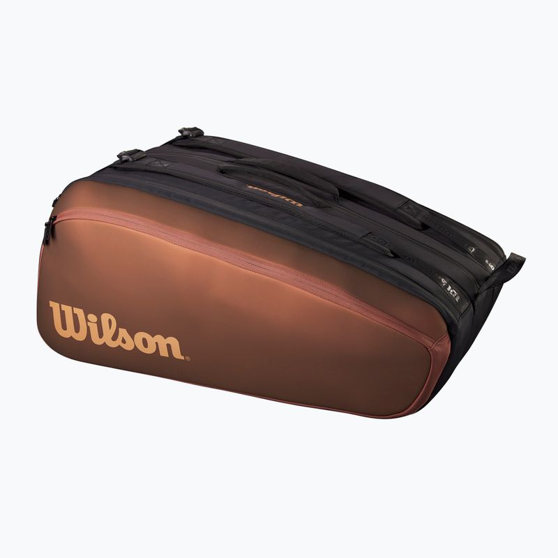 Сумка тенісна Wilson Super Tour 15Pk Pro Staff V14.0 коричнева WR8021901001