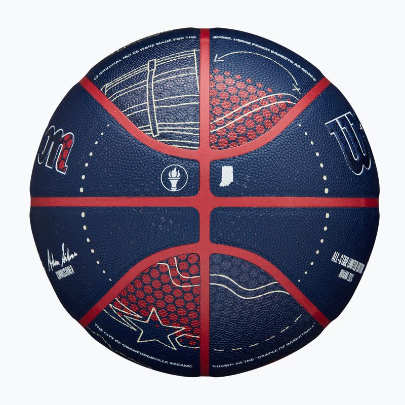 М'яч баскетбольний Wilson 2024 NBA All Star Collector + коробка brown розмір 7 6