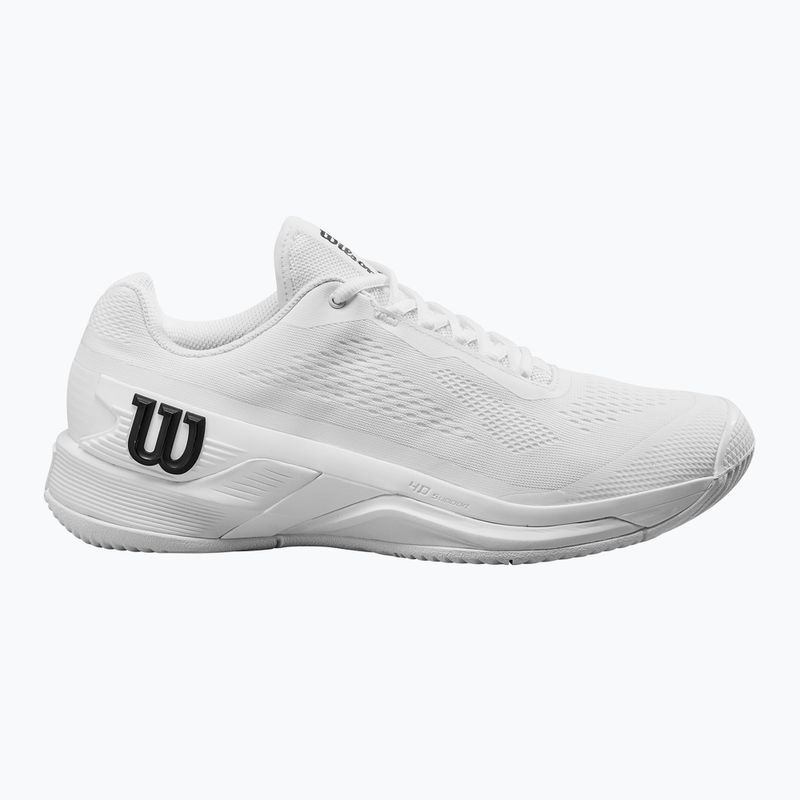 Кросівкі тенісні чоловічі Wilson Rush Pro 4.0 white/white/black 9