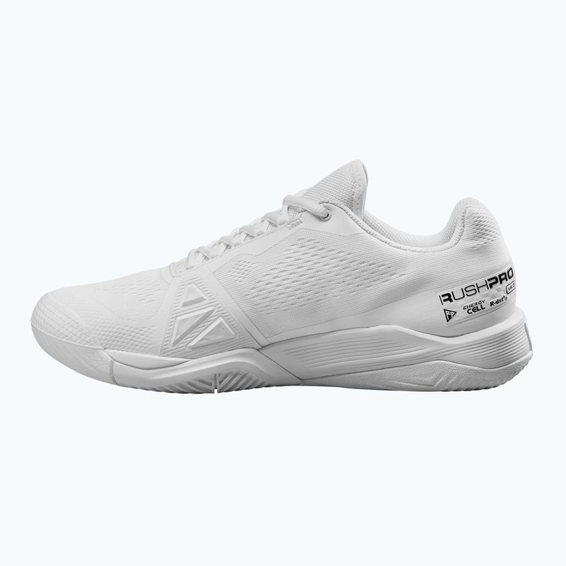 Кросівкі тенісні чоловічі Wilson Rush Pro 4.0 white/white/black 10