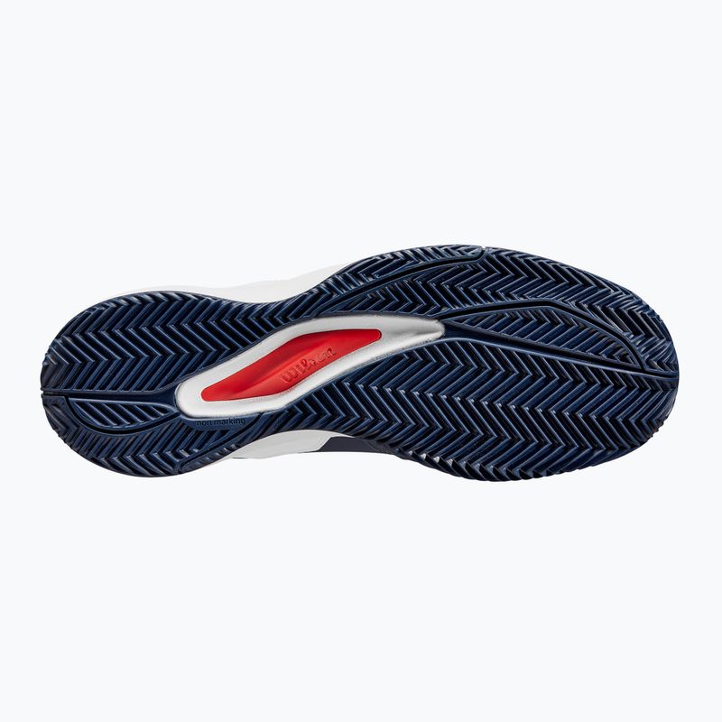 Кросівкі тенісні чоловічі Wilson Rush Pro Ace Clay navy blazer/white/infrared 13