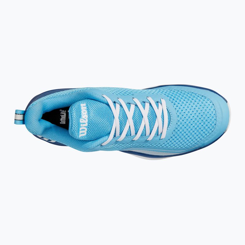 Жіночі тенісні туфлі Wilson Rush Pro Lite W bonnie blue/deja vu сині/білі 12