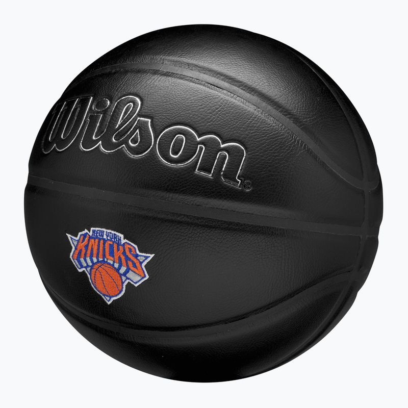 М'яч баскетбольний Wilson NBA Team Premiere New York Knicks black розмір 7 3