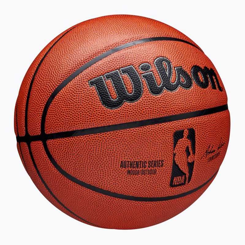 М'яч баскетбольний Wilson Authentic Indoor Outdoor brown розмір 6 2