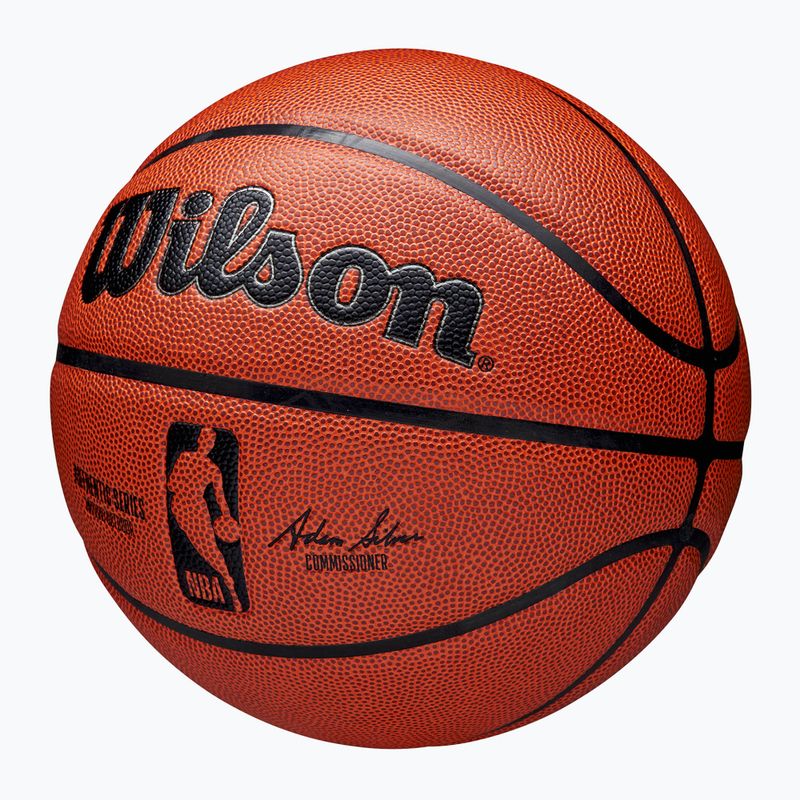 М'яч баскетбольний Wilson Authentic Indoor Outdoor brown розмір 6 3
