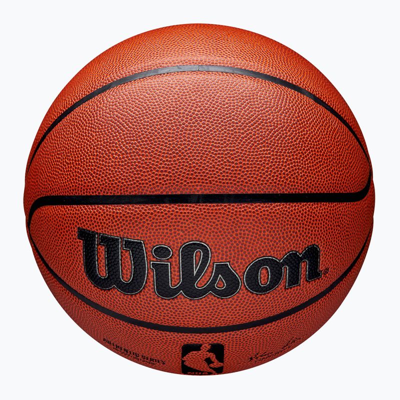 М'яч баскетбольний Wilson Authentic Indoor Outdoor brown розмір 6 5