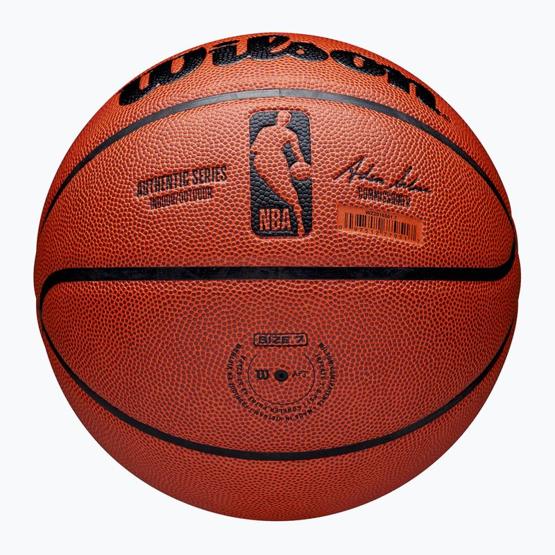 М'яч баскетбольний Wilson Authentic Indoor Outdoor brown розмір 6 6
