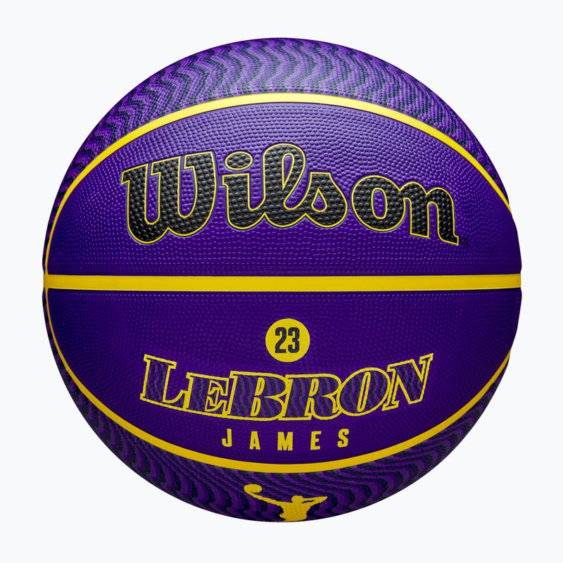 М'яч баскетбольний Wilson NBA Player Icon Outdoor Lebron blue розмір 7