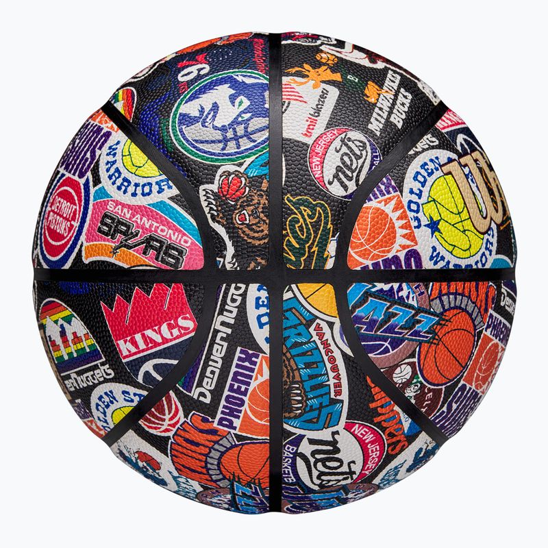 М'яч баскетбольний Wilson NBA All Team Retro multicolour розмір 7 4