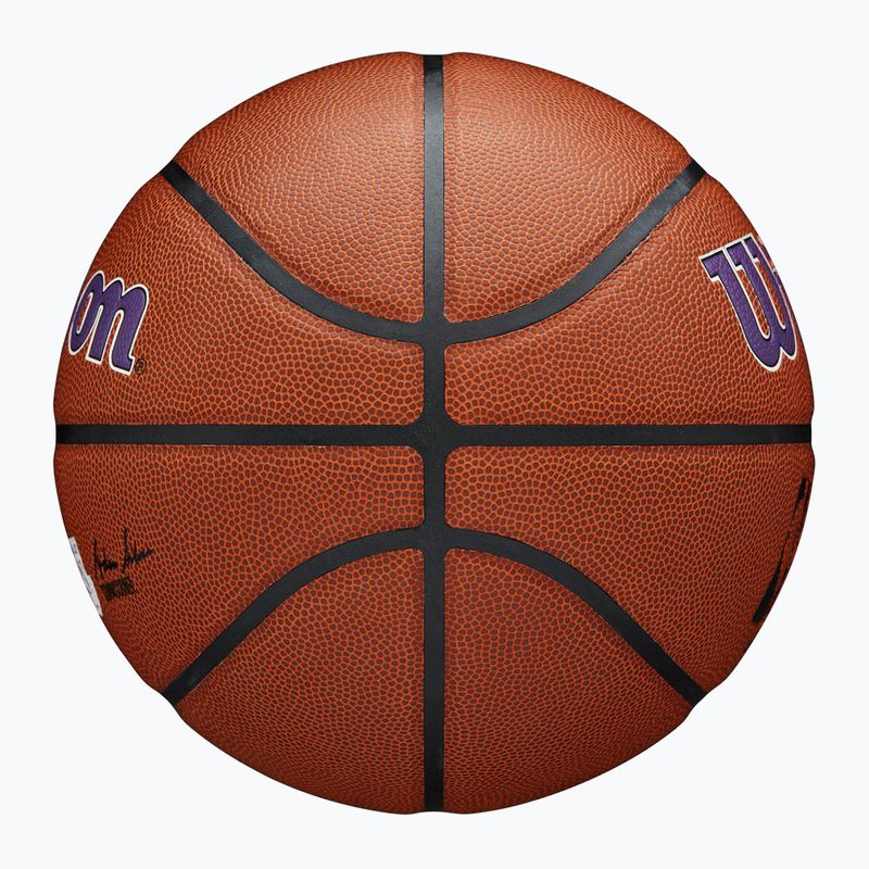 М'яч баскетбольний Wilson NBA Team Alliance Los Angeles Lakers brown розмір 7 4