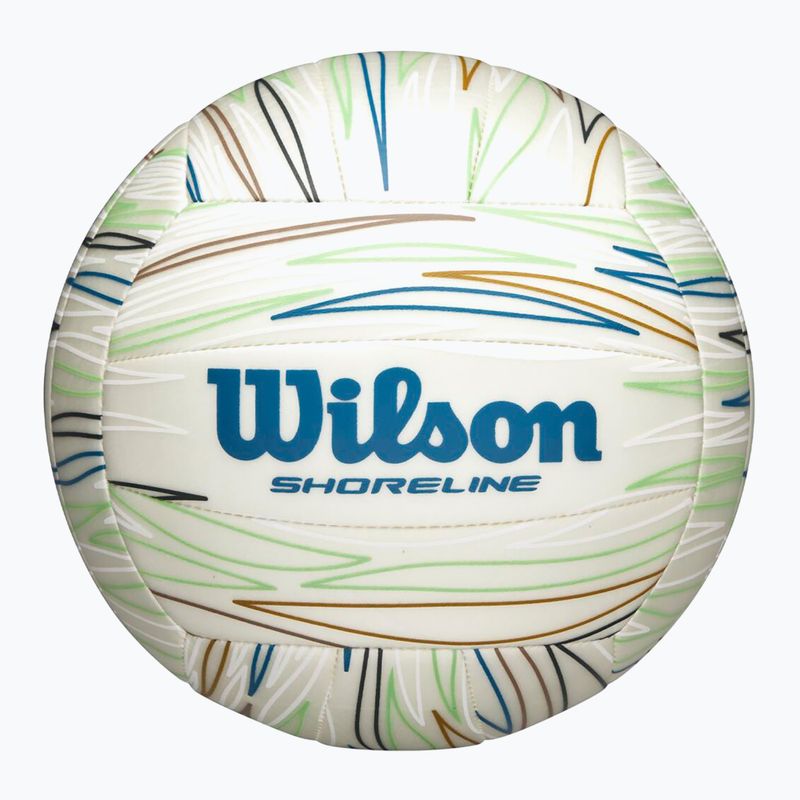 М'яч волейбольний пляжний Wilson Shoreline Gen white/blue розмір 5