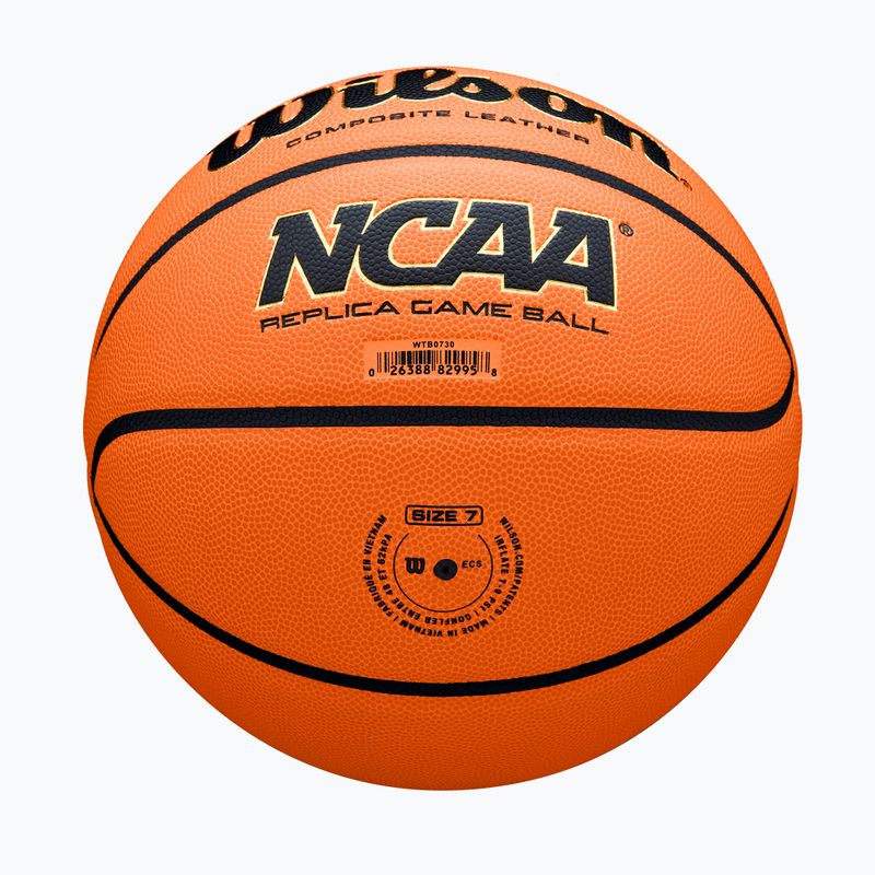 М'яч баскетбольний Wilson NCAA Replica Game orange розмір 7 6