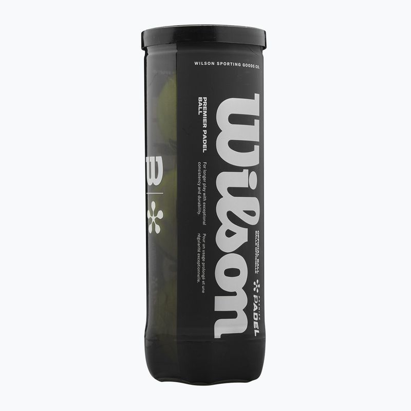 М'ячі для паделю Wilson Premier Padel 3 шт. yellow 2