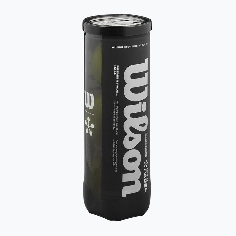 М'ячі для паделю Wilson Premier Padel 3 шт. yellow 3