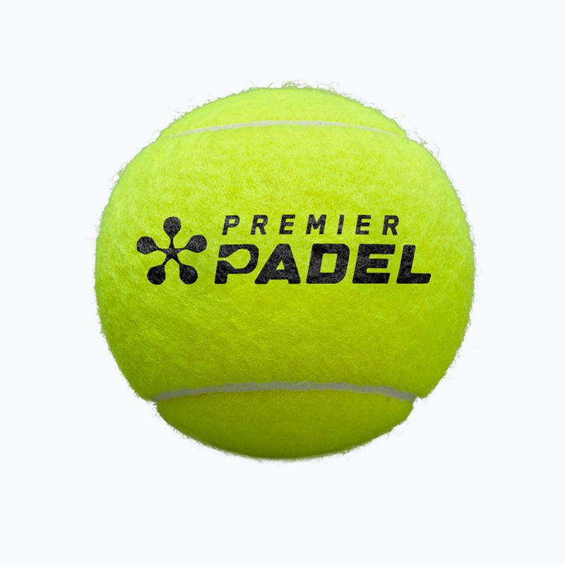 М'ячі для паделю Wilson Premier Padel Speed 3B 3 шт. yellow 3