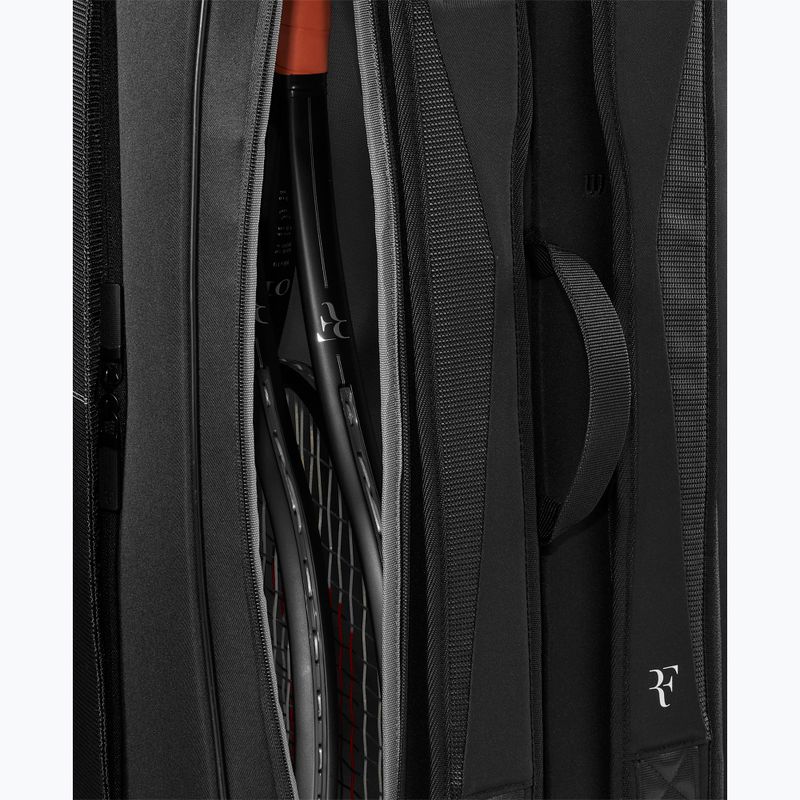 Сумка тенісна Wilson Roger Federer Tournament 15Pk black 10