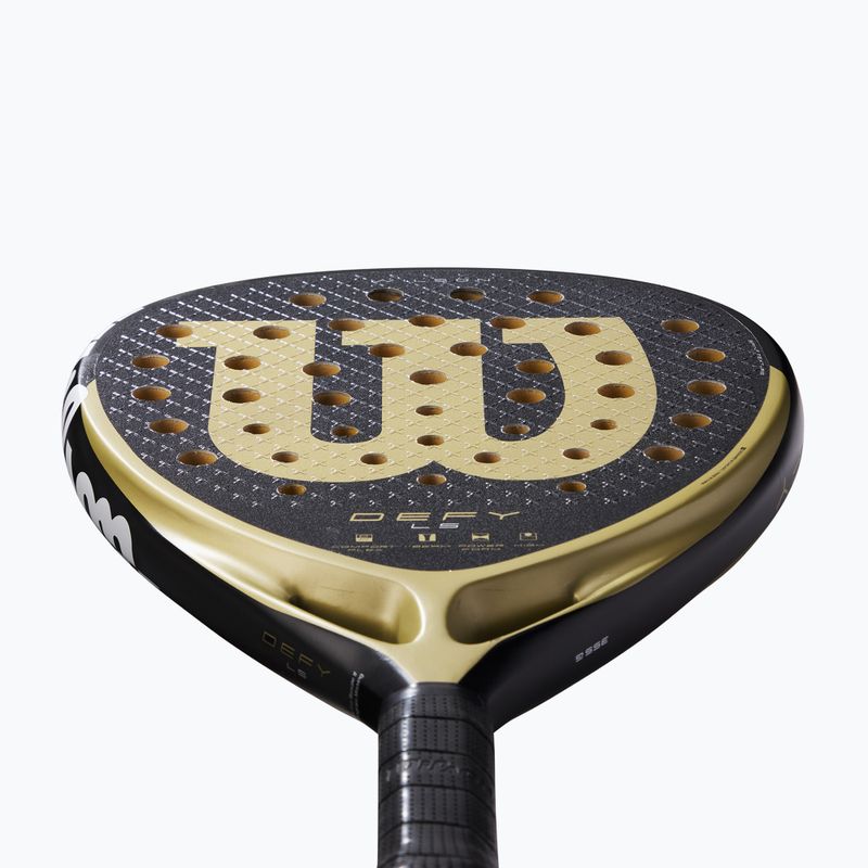 Ракетка для паделю Wilson Defy LS black/ gold 4