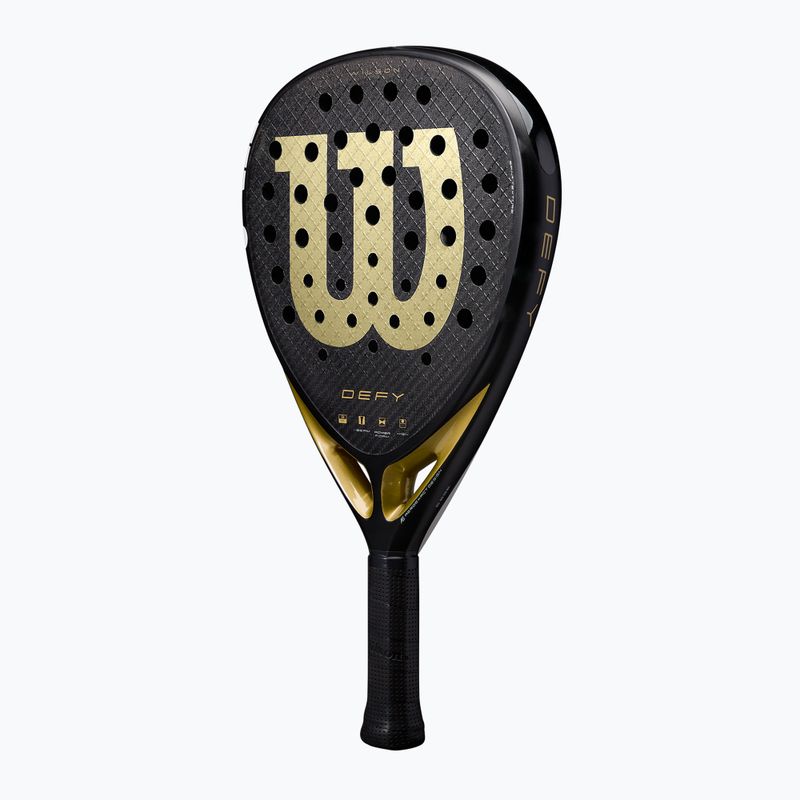 Ракетка для паделю Wilson Defy V1 black/ gold 3