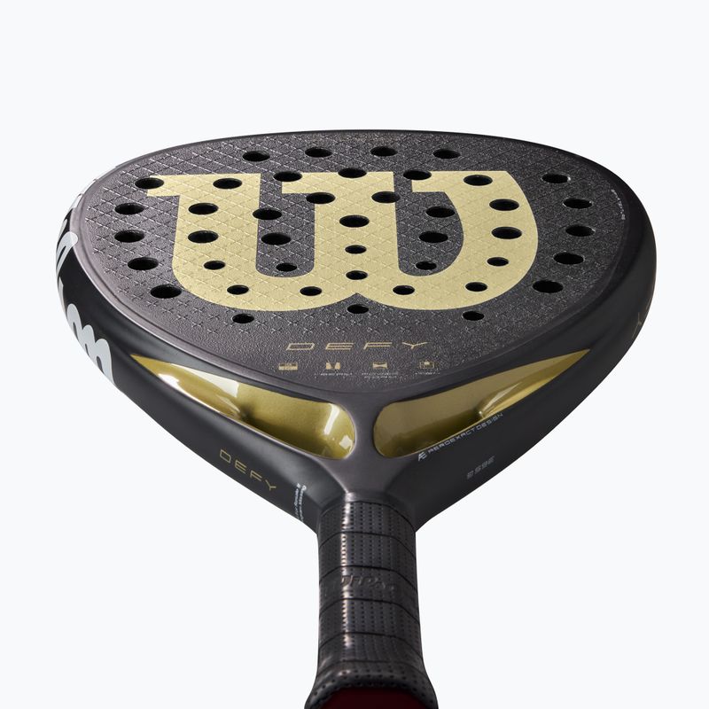 Ракетка для паделю Wilson Defy V1 black/ gold 4