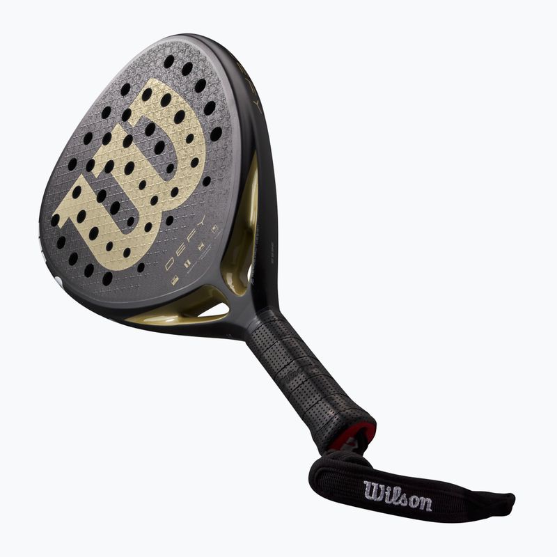 Ракетка для паделю Wilson Defy V1 black/ gold 5