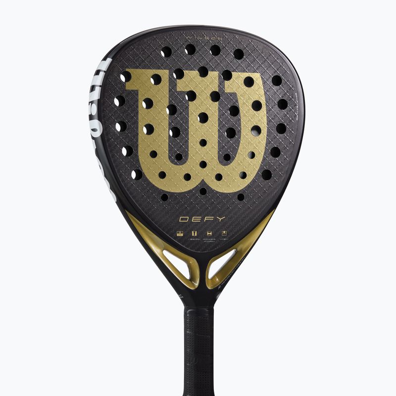 Ракетка для паделю Wilson Defy V1 black/ gold 6