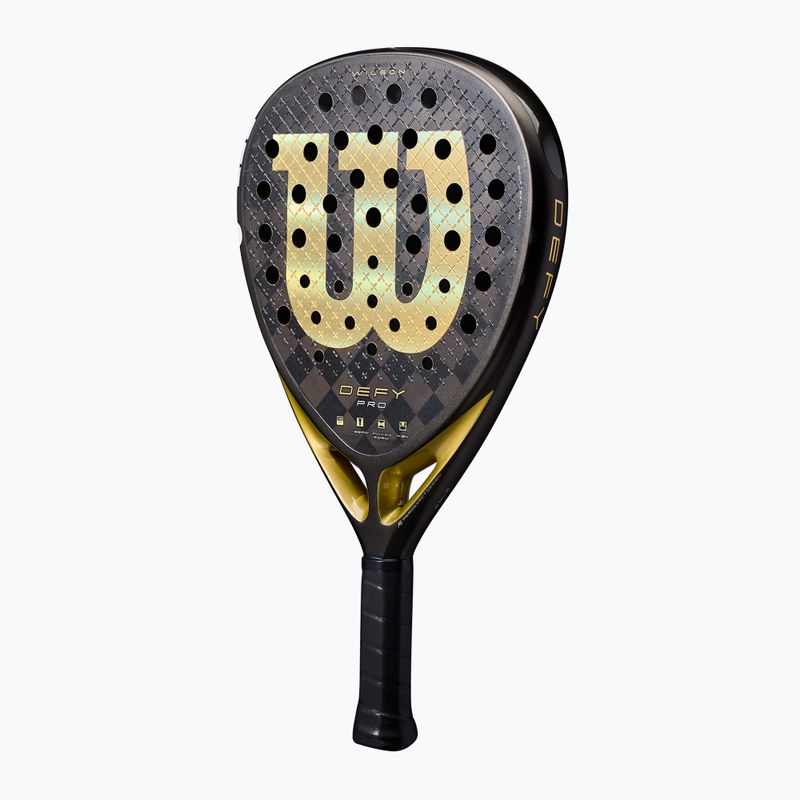 Ракетка для паделю Wilson Defy Pro V1 black/ gold 3