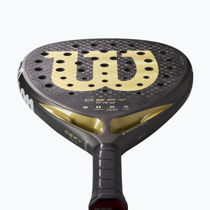 Ракетка для паделю Wilson Defy Pro V1 black/ gold 4