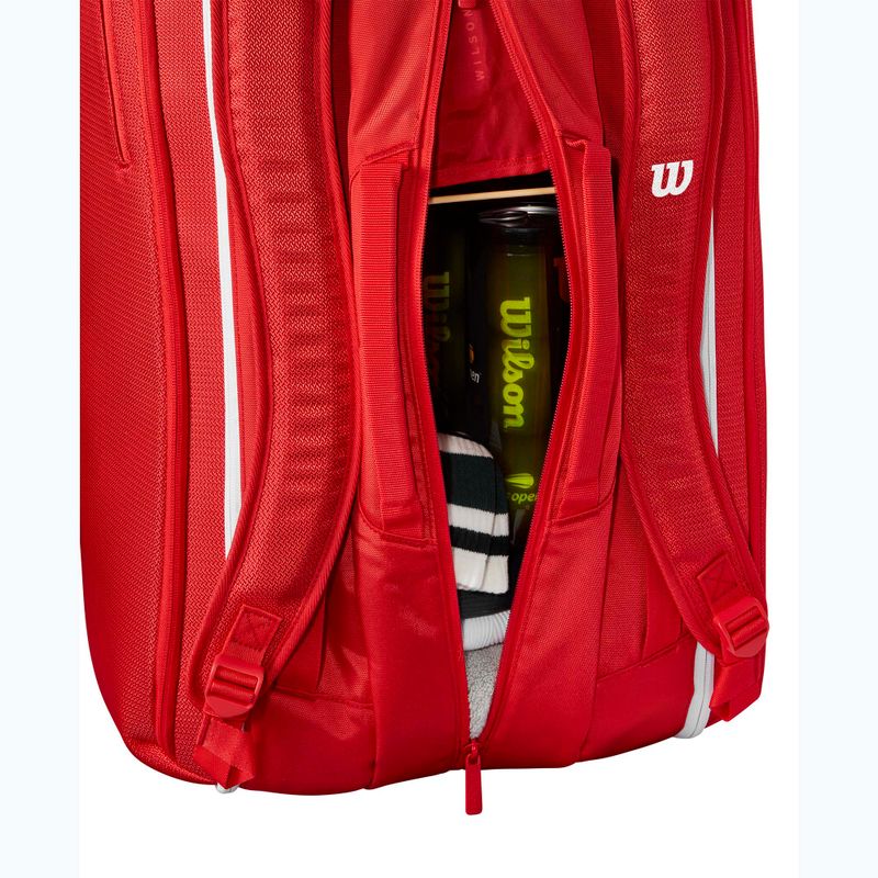 Сумка тенісна Wilson Super Tour Red 15PK red 10