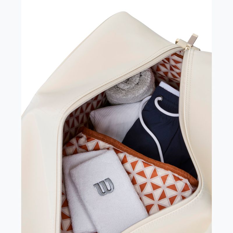Сумка тенісна Wilson Roland Garros Small Duffel 2025 cream/ clay 5