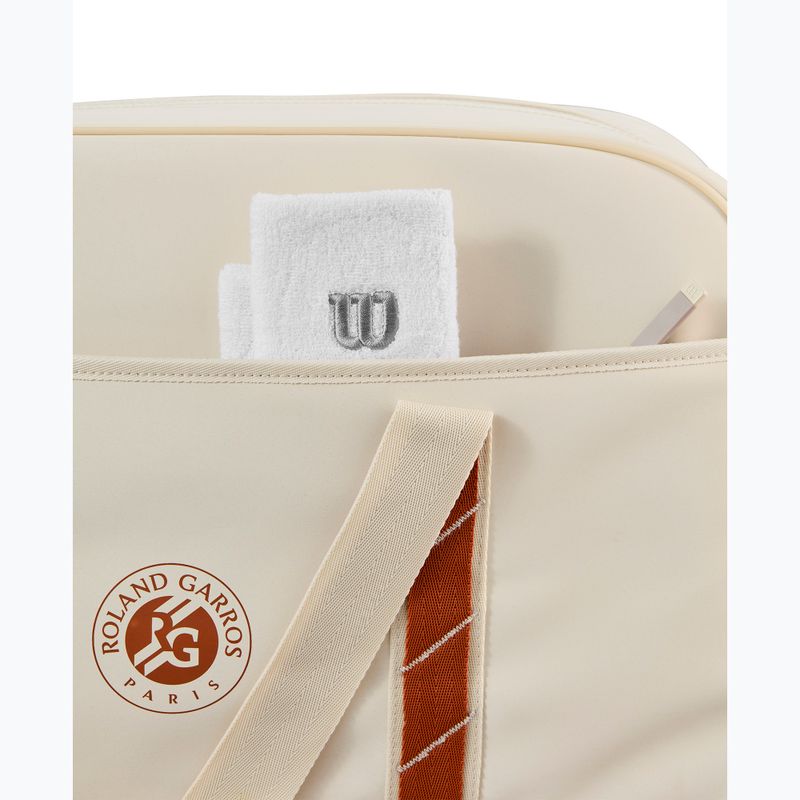 Сумка тенісна Wilson Roland Garros Small Duffel 2025 cream/ clay 6