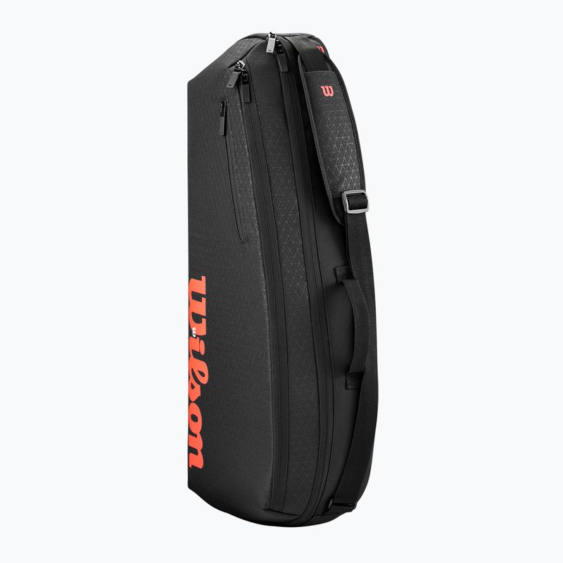 Сумка тенісна Wilson Clash V3 Super Tour 3PK black/ infrared 3