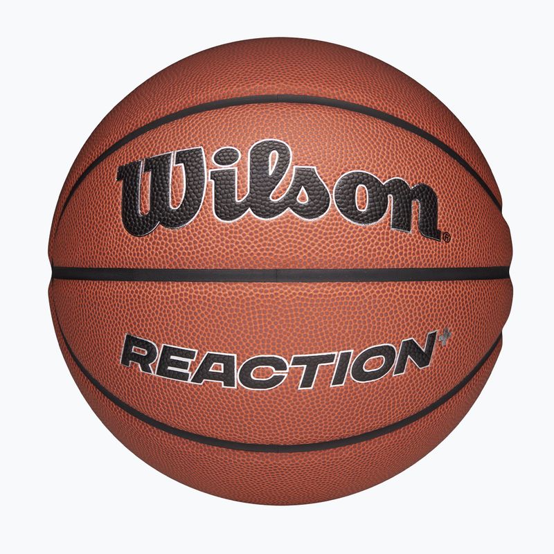 М'яч для баскетболу Wilson Reaction Pro brown/silver розмір 7