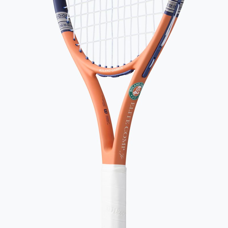 Ракетка тенісна дитяча Wilson Roland Garros Elite Comp Jr 26 navy/orange 4