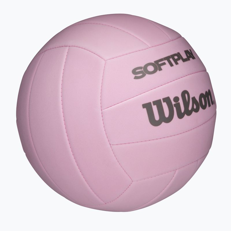 М'яч для волейболу Wilson Soft Play pink розмір 5 2