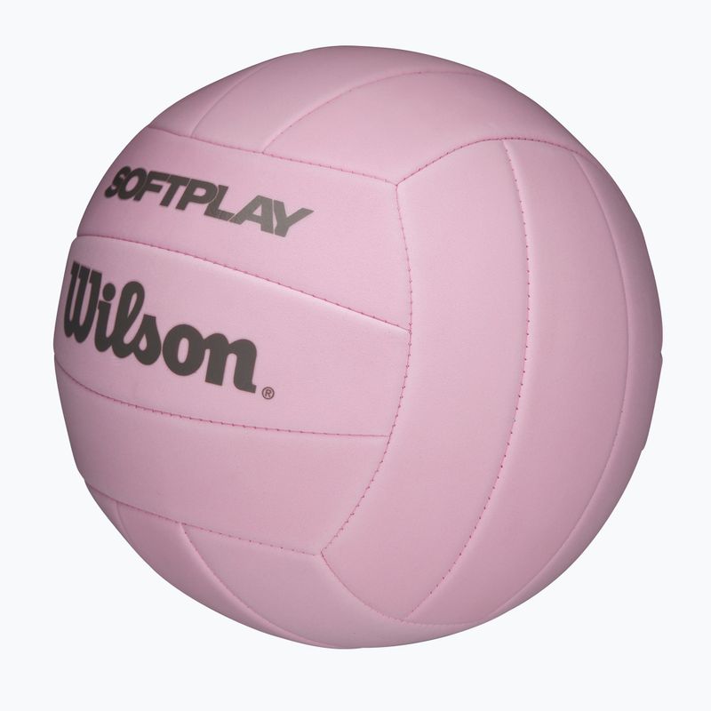 М'яч для волейболу Wilson Soft Play pink розмір 5 3