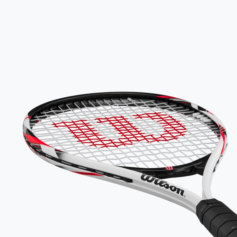 Тенісна ракетка Wilson Fusion XL біло-чорна 5