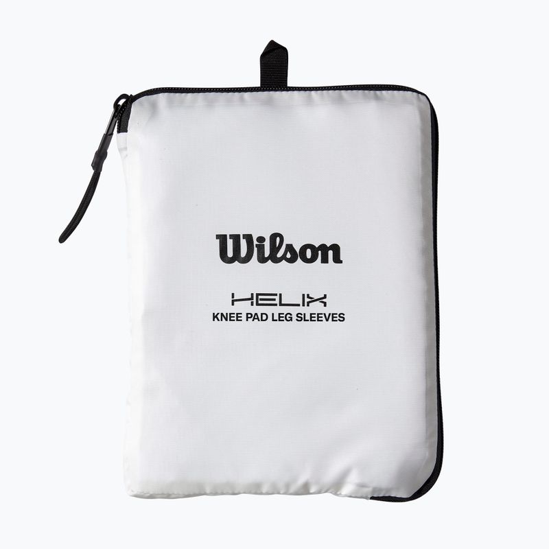 Наколінники волейбольні Wilson Helix Knee Pad Leg Sleeve white 4