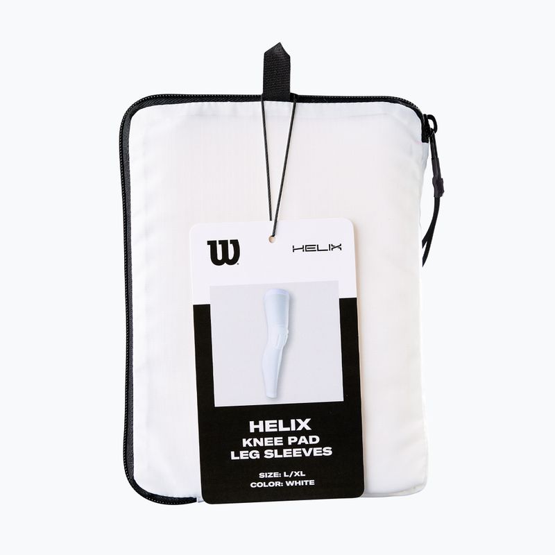 Наколінники волейбольні Wilson Helix Knee Pad Leg Sleeve white 6