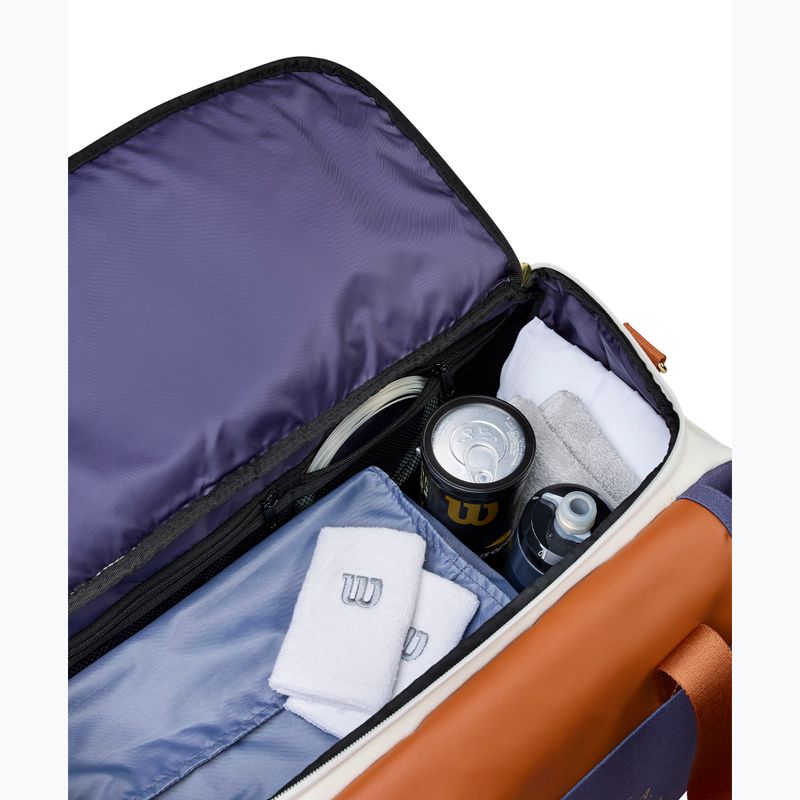 Сумка тенісна Wilson Heritage Small Duffel cream/clay/navy 5